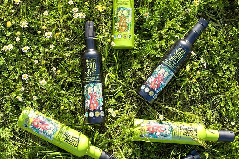 Botellas Aceite Quinta San José. Premio Mezquita de oro 2019