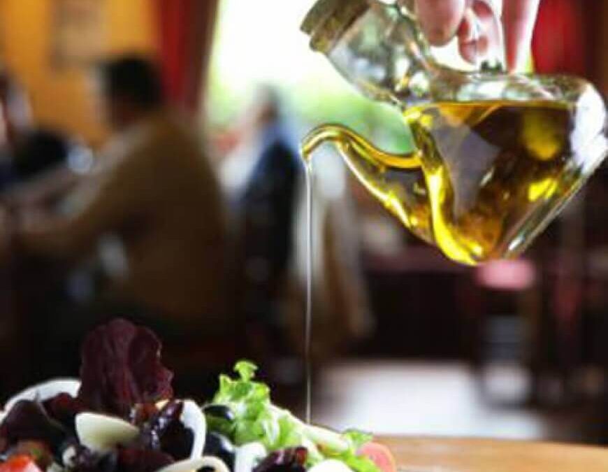 Frutos secos y aceite de oliva